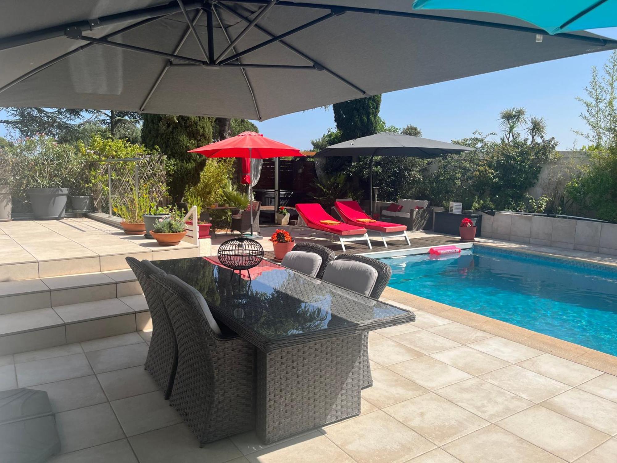 Villa Bella Sun&SPA, Piscine&jacuzzi privés, Suites d'Exception Exclusivement Couple Agde Exterior foto